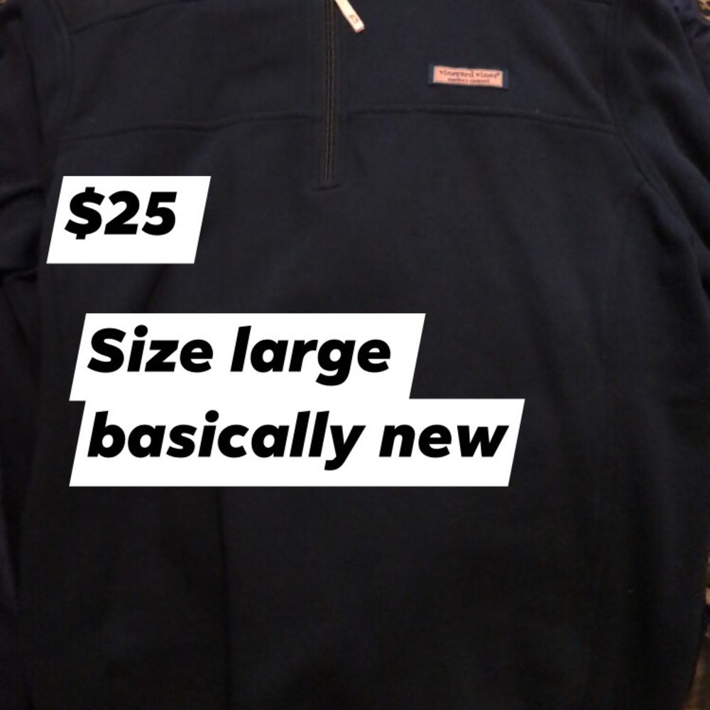 Vineyard navy blue sweatshirt